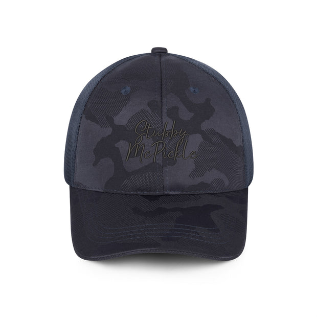 Stubby McPickle - Camo Mesh Buckle Back Cap