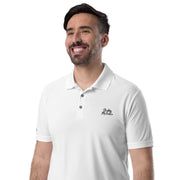 Stubby McPickle Script adidas performance polo shirt