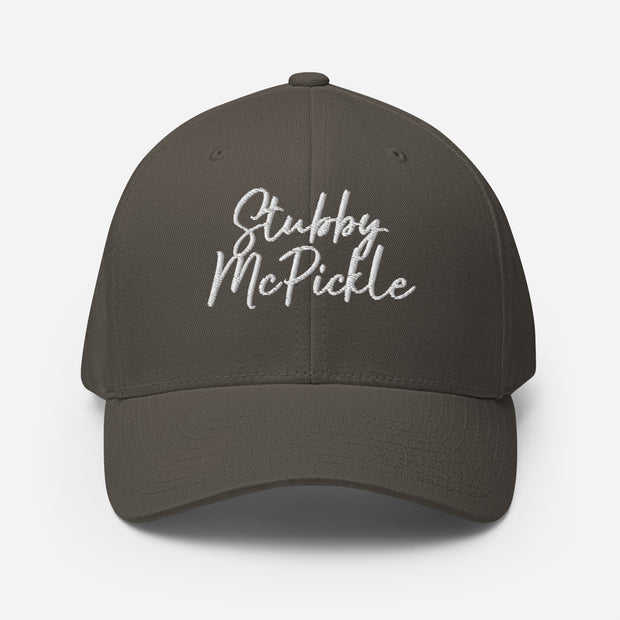 Stubby McPickle - Cursive Flex Fit hat