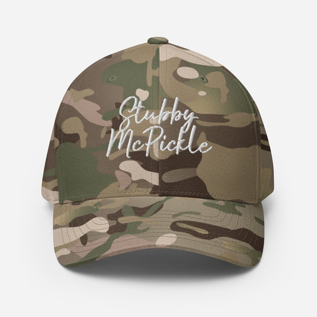 Stubby McPickle - Cursive Flex Fit hat