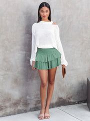 Women's Casual Fashion All-Match Cake Short Skirt