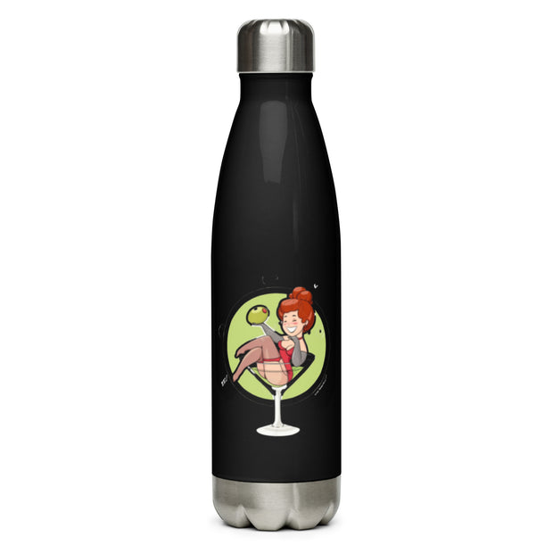 Stainless Steel Water Bottle - Olive Martiniz