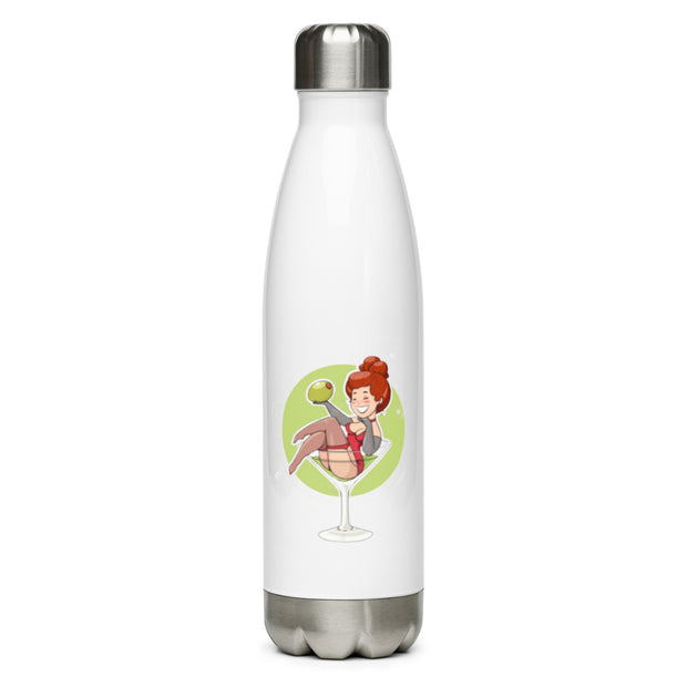 Stainless Steel Water Bottle - Olive Martiniz