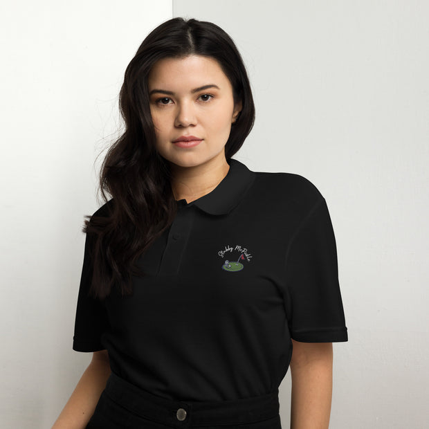 Stubby McPickle Gildan Polo Black