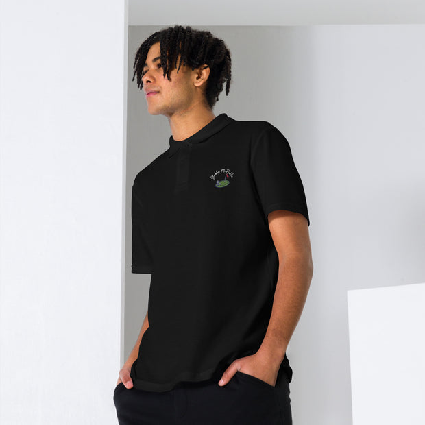 Stubby McPickle Gildan Polo Black