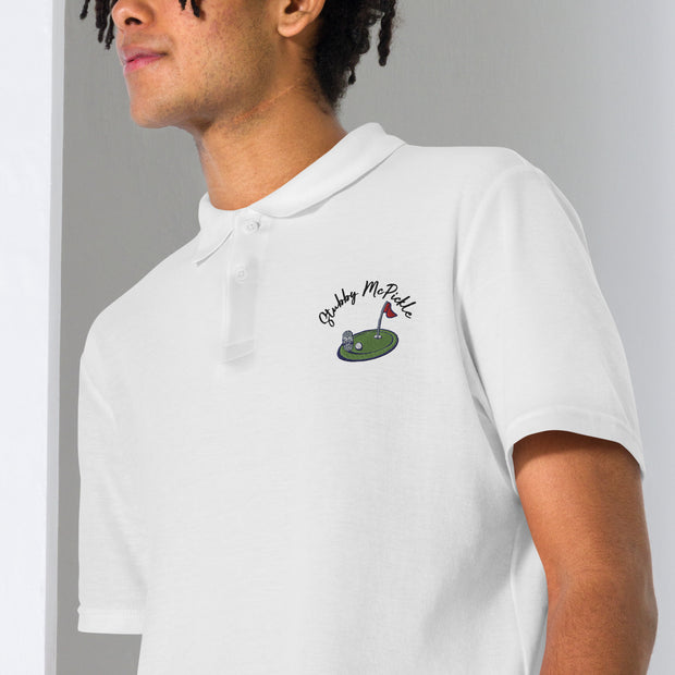 Stubby McPickle Gildan Polo White