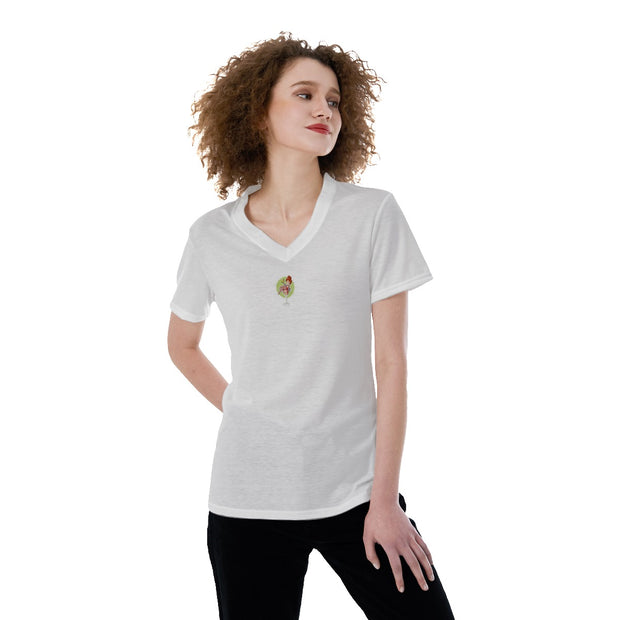 Olive Martiniz V-neck Women's T-shirt