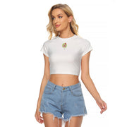 Olive Martiniz Raglan Cropped T-shirt