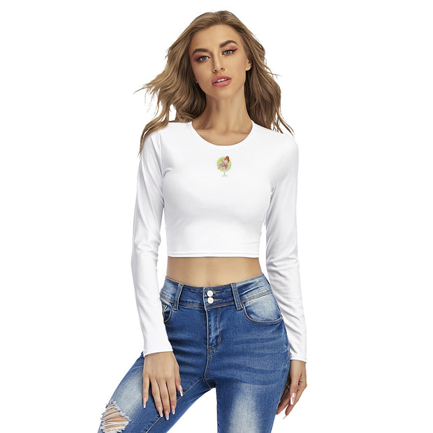 Olive Martiniz Crop Top T-Shirt