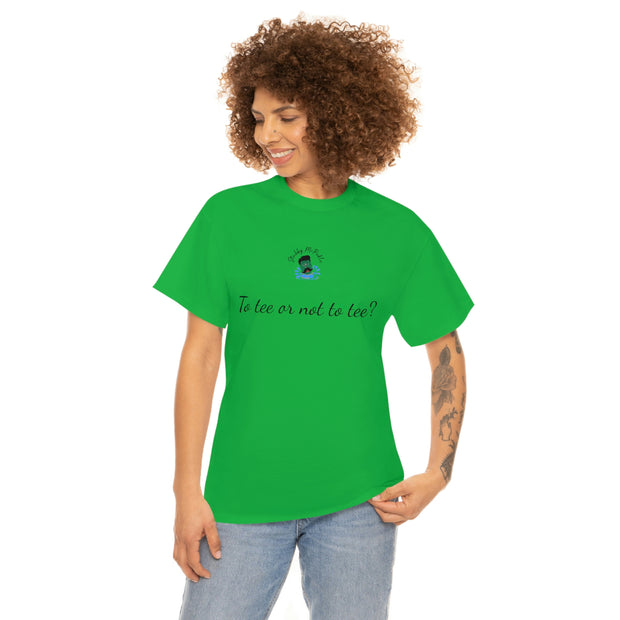 Stubby McPickle Golf Cotton Tee - To tee or not to tee