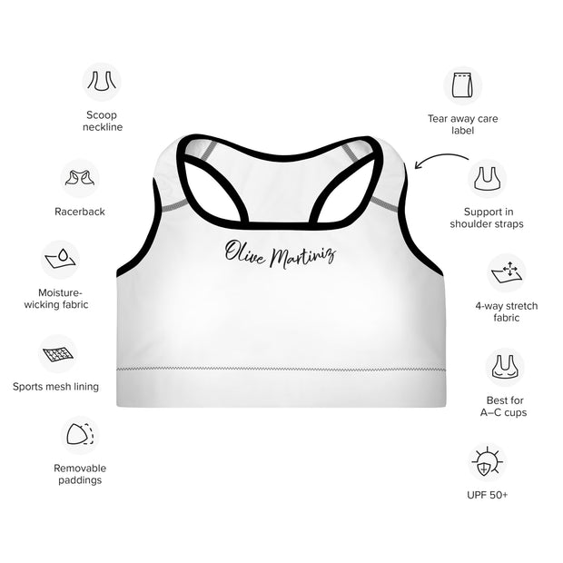 Olive Martiniz - Padded Sports Bra