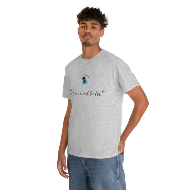 Stubby McPickle Golf Cotton Tee - To tee or not to tee