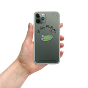 Stubby McPickle Clear iPhone Case 2