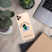 Stubby McPickle Clear iPhone Case