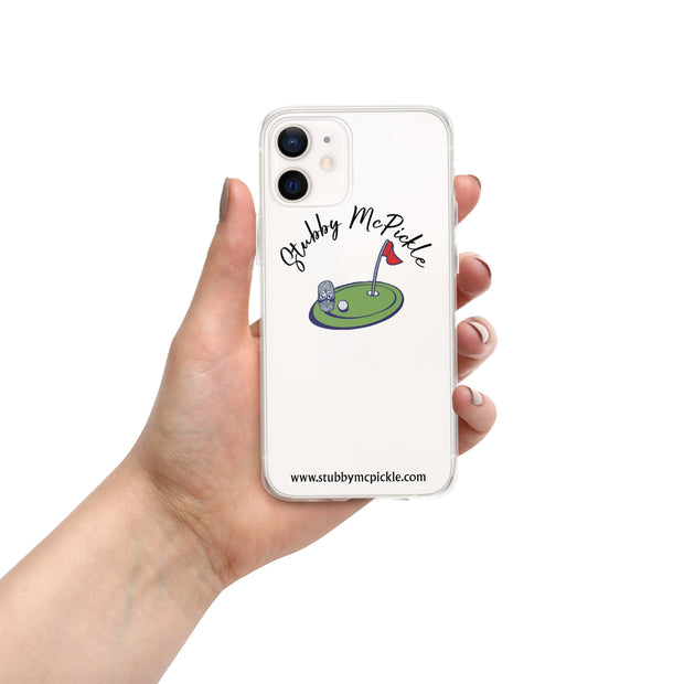 Stubby McPickle Clear iPhone Case 2