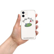 Stubby McPickle Clear iPhone Case 2