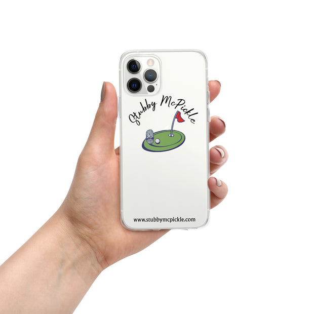 Stubby McPickle Clear iPhone Case 2