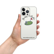 Stubby McPickle Clear iPhone Case 2