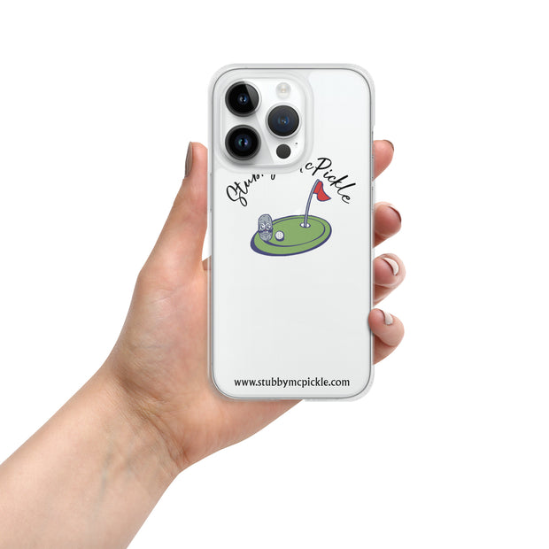 Stubby McPickle Clear iPhone Case 2