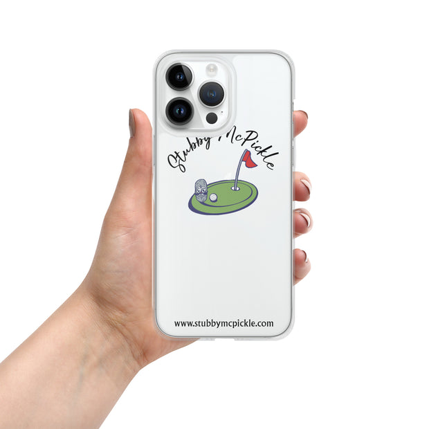 Stubby McPickle Clear iPhone Case 2