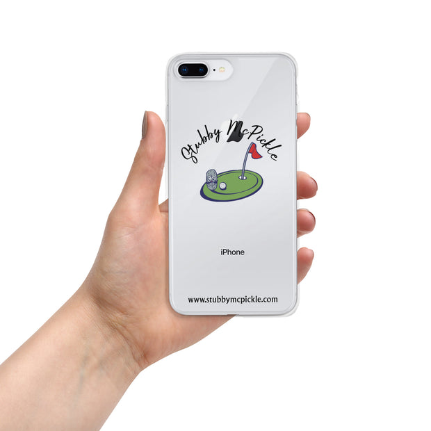 Stubby McPickle Clear iPhone Case 2