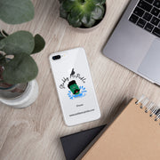 Stubby McPickle Clear iPhone Case