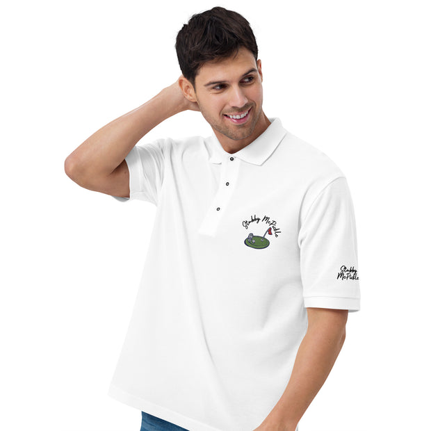 Stubby McPickle Golf Men's Premium Polo