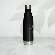 Stubby McPickle Golf Black Stainless Steel Water Bottle